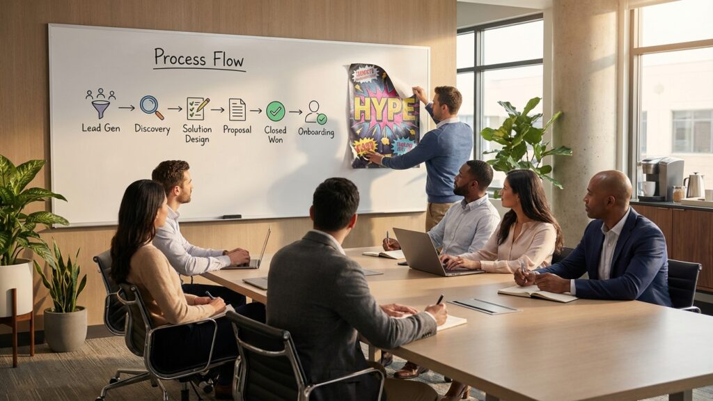 Sales Team Training: Stop Motivating, Start Equipping (The Process-First Approach)