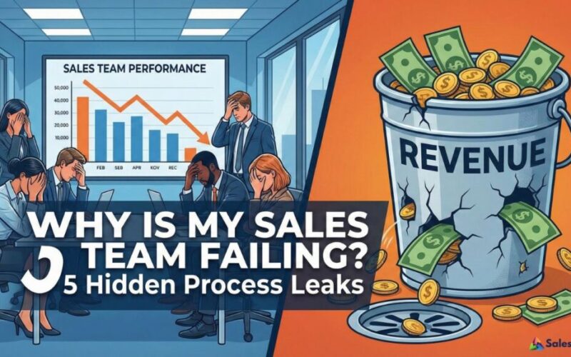 Why Is My Sales Team Failing? The 5 Hidden “Process Leaks” (And How to Fix Them)