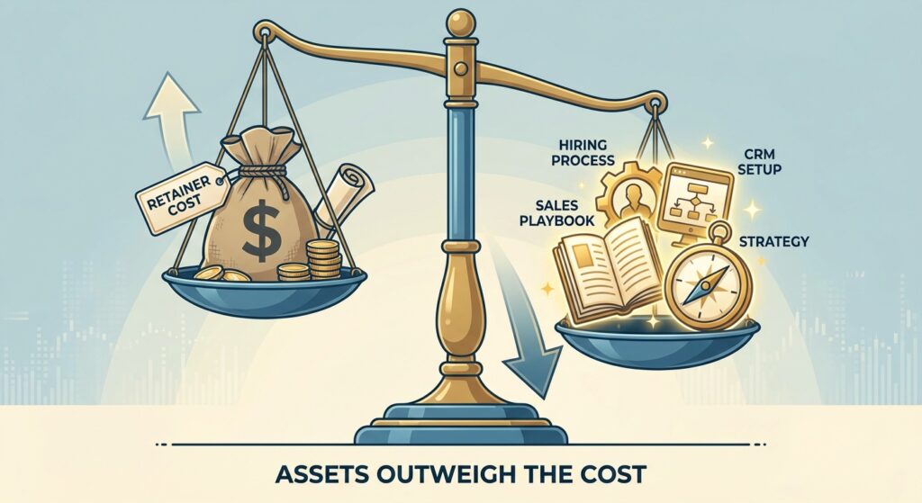 cost of hiring a fractional chief sales officer