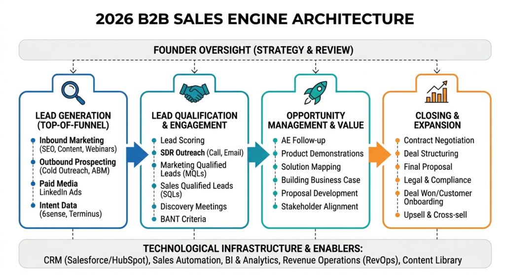 founder led sales India