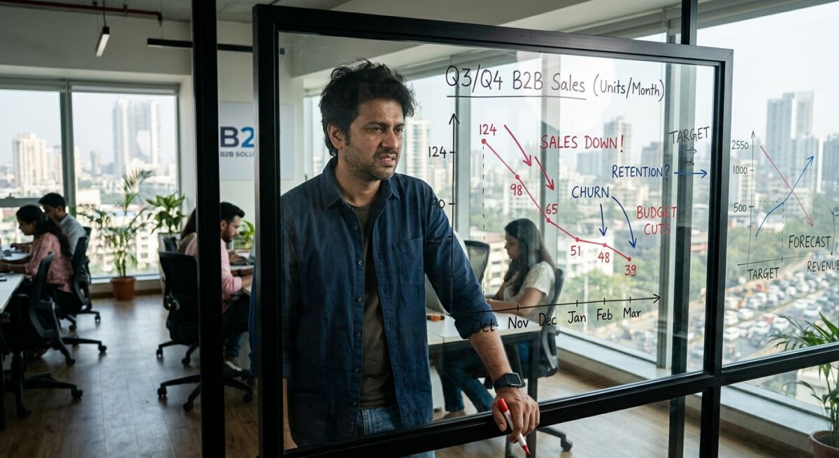 why sales team not hitting targets India