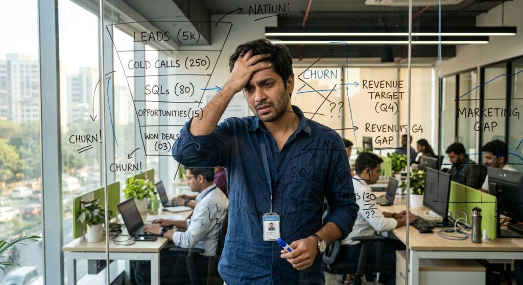 b2b sales process broken India