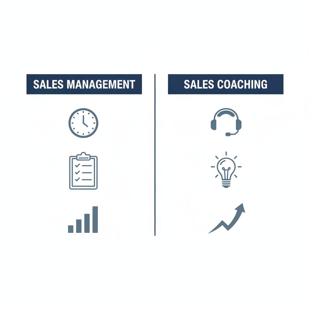 Manager vs coach clean professional